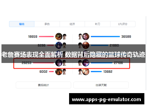 老詹赛场表现全面解析 数据背后隐藏的篮球传奇轨迹